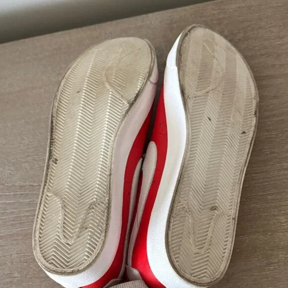 Nike Blazer Low Sneaker in Gym Red Leather Size 11.5 - Picture 7 of 7